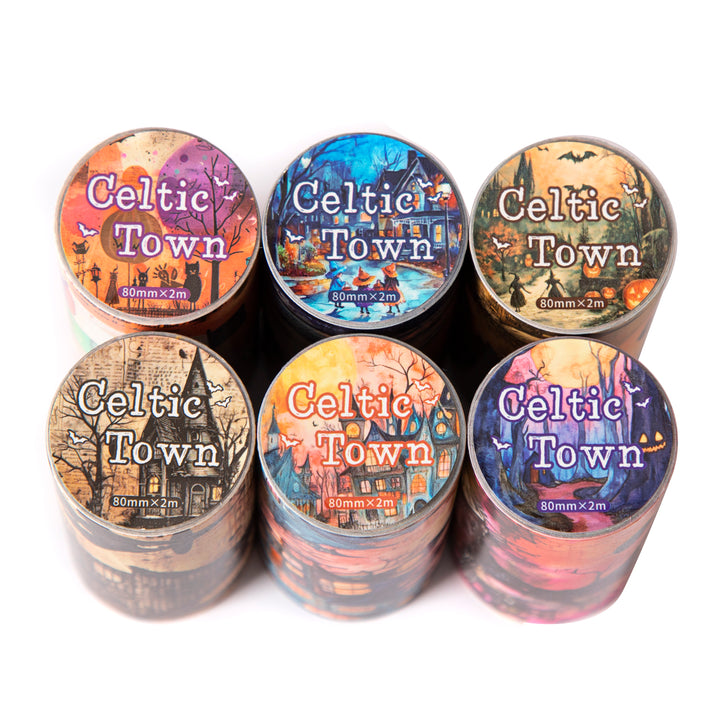Celtic Town Gothic Halloween Washi Tape Festival Decoration Perfect for DIY Craft