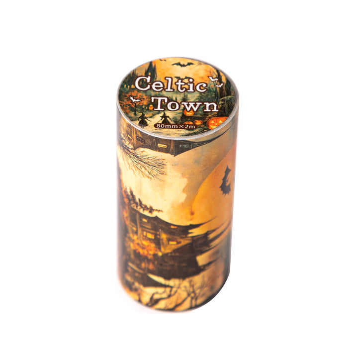 Celtic Town Gothic Halloween Washi Tape Festival Journal
