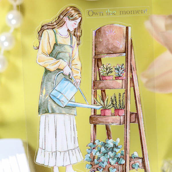 Character Tape Stay Home Diary Daily Journal Supply