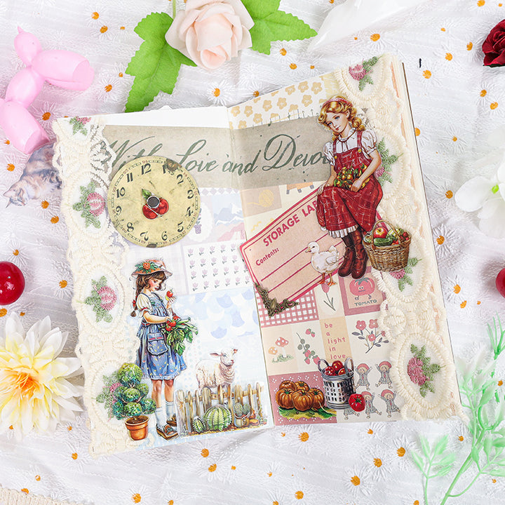 Charming Pastoral Pastoral Washi Tape Stylish Crafting Tool