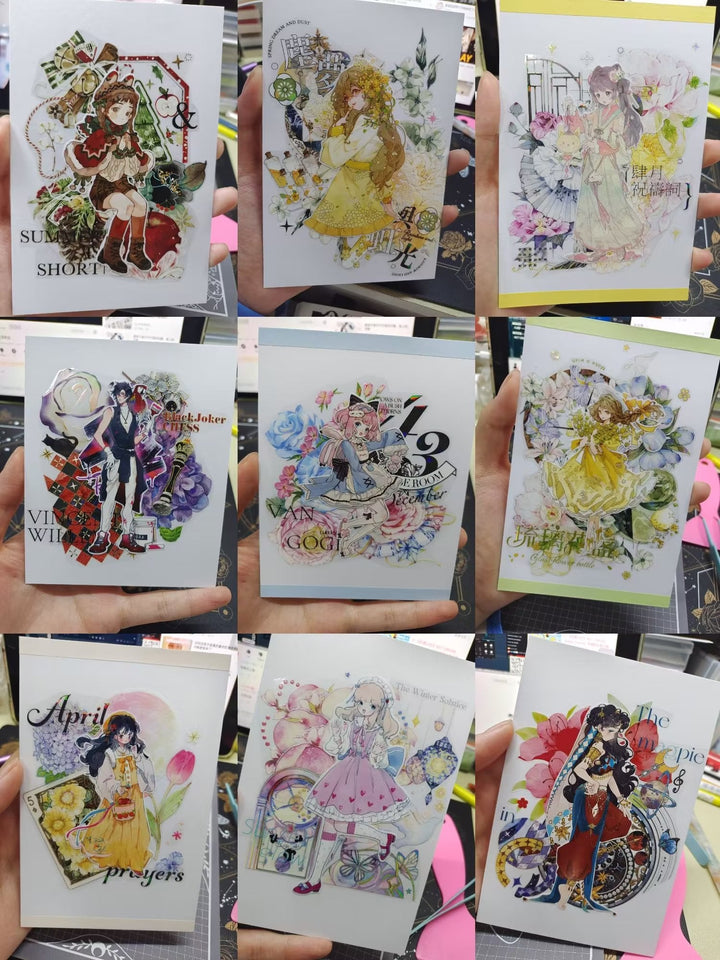 Charming Pastoral Planner Essentials Cardstock Suitable For Creative Stationery