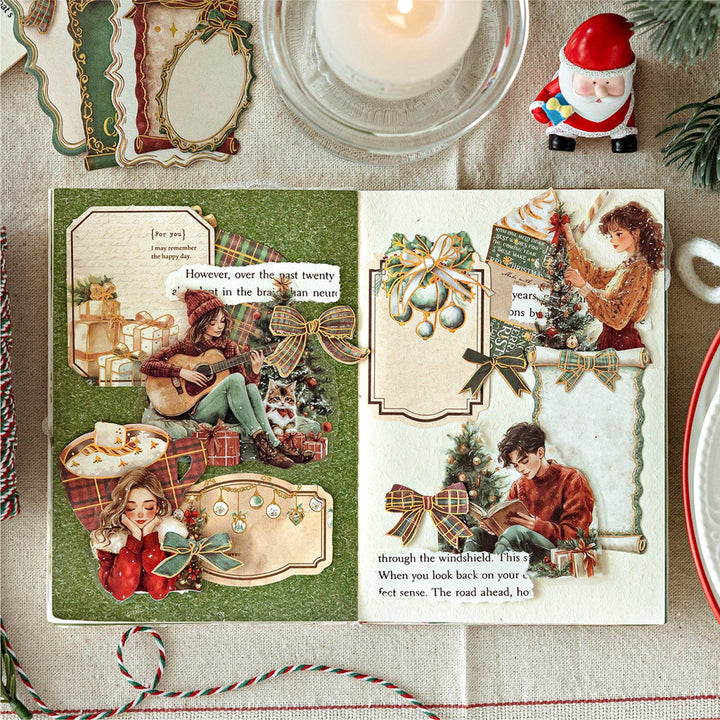 Christmas Confession Series Writing Paper Stickers Holiday DIY Materials