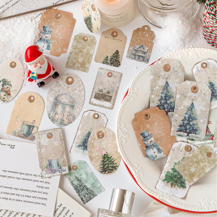 Christmas Confession Series Writing Paper Stickers Holiday Decorative Tape