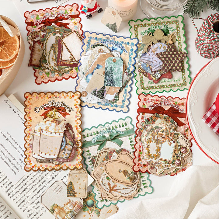 Christmas Confession Series Writing Paper Stickers Holiday Planner Decoration