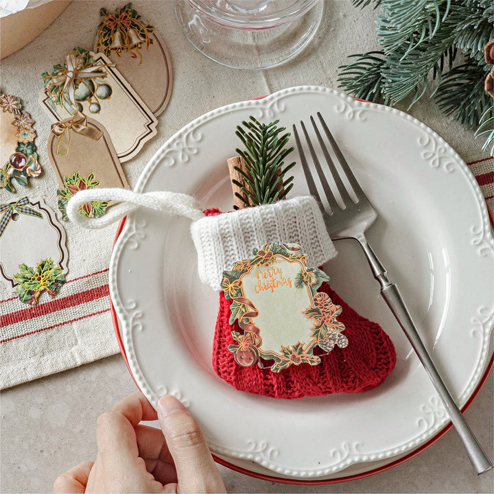 Christmas Confession Series Writing Paper Stickers Holiday Scrapbook Journal