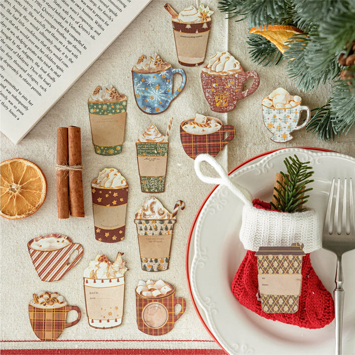 Christmas Confession Series Writing Paper Stickers Holiday Scrapbook Supplies