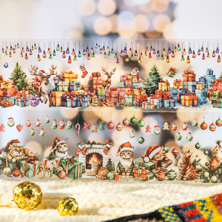 Christmas Day Christmas Scenery Tape Suitable for Mobile Case Decoration