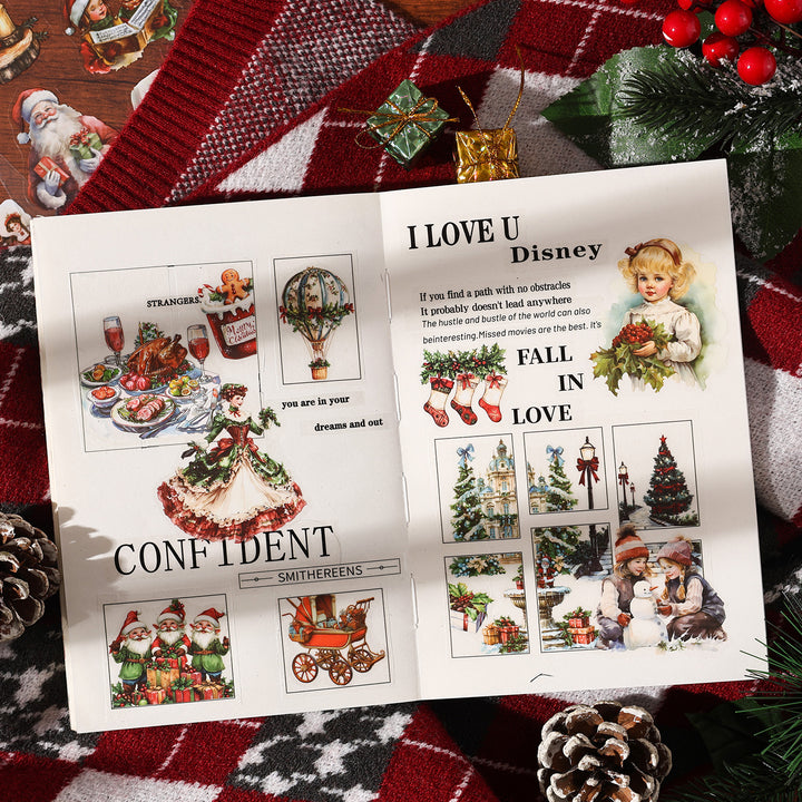 Christmas Letter Sticker Craft Suitable for Junk Journal