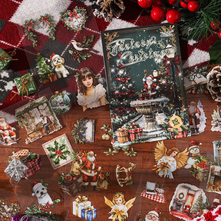 Christmas Letter Sticker Craft Suitable for Scrapbook