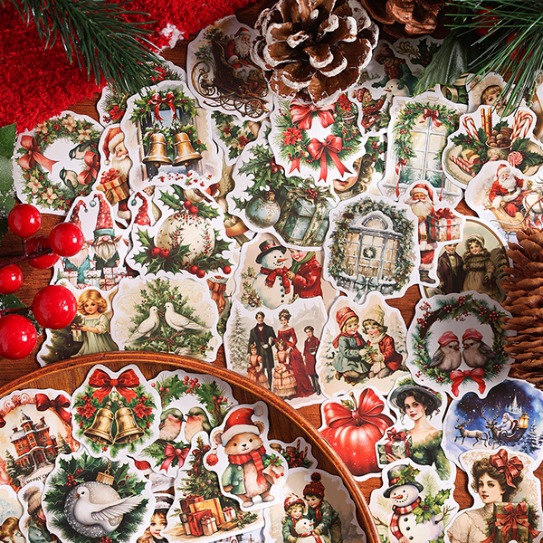 Christmas Starlight 3D PVC Stickers Holiday Aesthetic