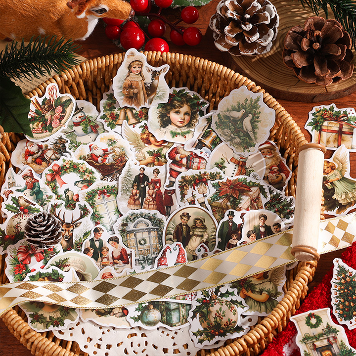 Christmas Starlight Self Adhesive PVC Stickers Decorative Use