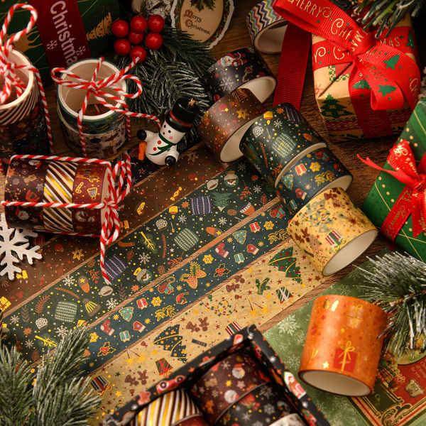 Christmas is Coming Washi Tape Set Holiday Scrapbooking Decoration