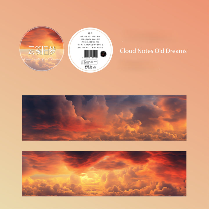 Cloud Series Cloud Notes Old Dreams Washi Tape Sky Theme