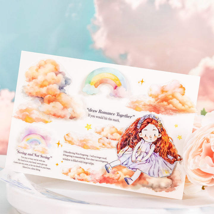 Cloud Washi Tape Romantic Theme for Journaling