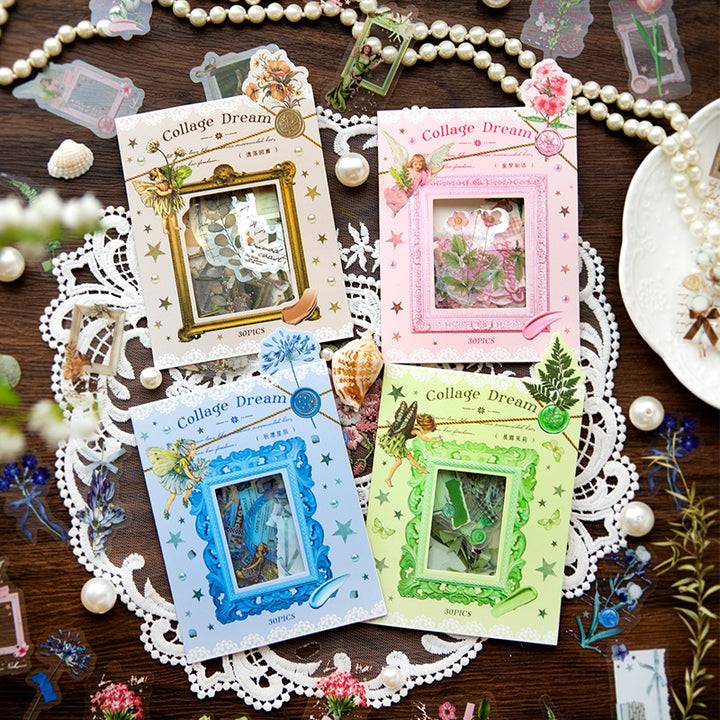 Collage Dream PET Stickers Perfect for Art Journaling
