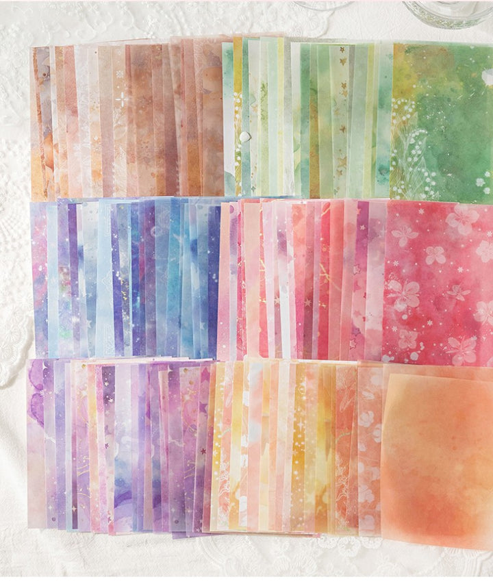 Color Blur Series Artistic Background Papers White Background