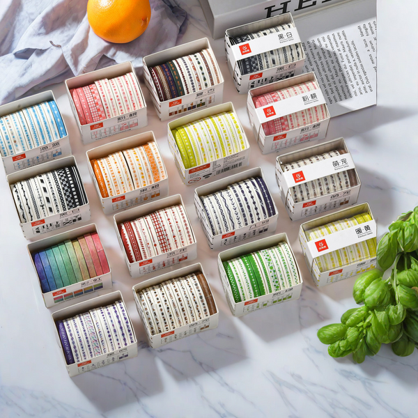 Colorful Basics Decorative Tape Rainbow Festival Style