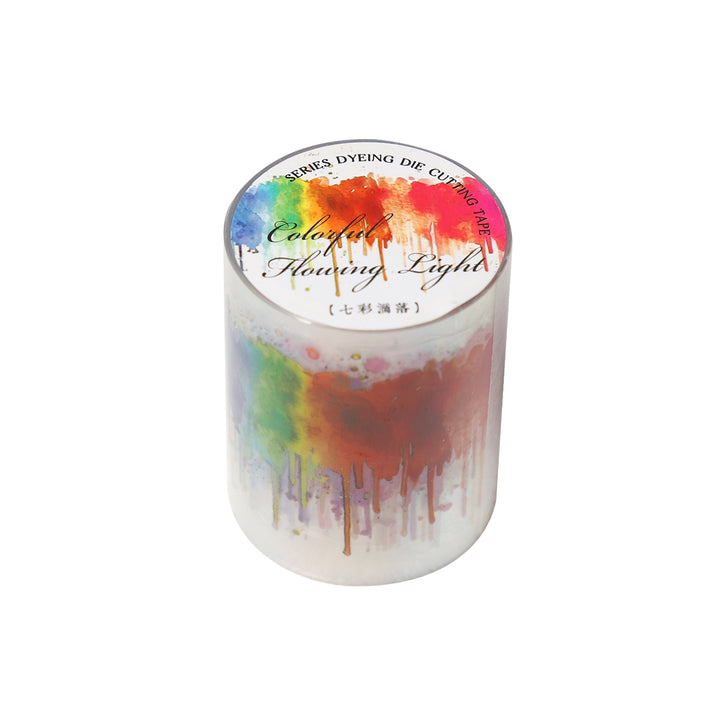 Colorful Flowing Light aesthetic elements suitable for scrapbooking