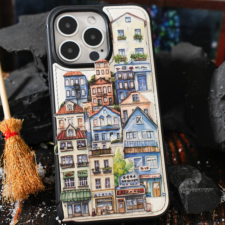 Colorful House Series Fantasy House Stickers for Art Journaling