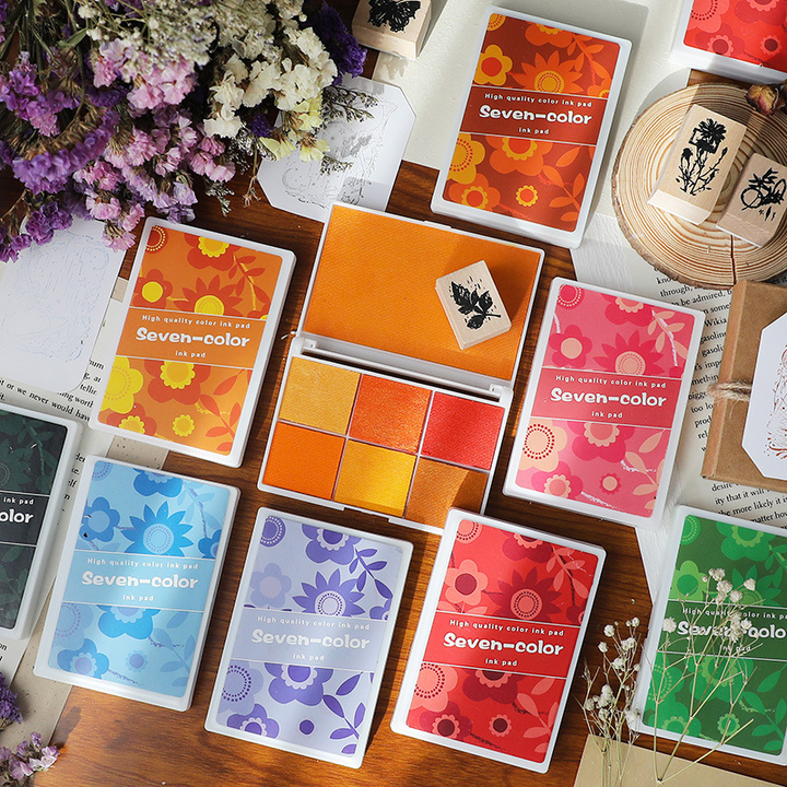 Colorful Series Quick Drying Ink Pad for Stamps