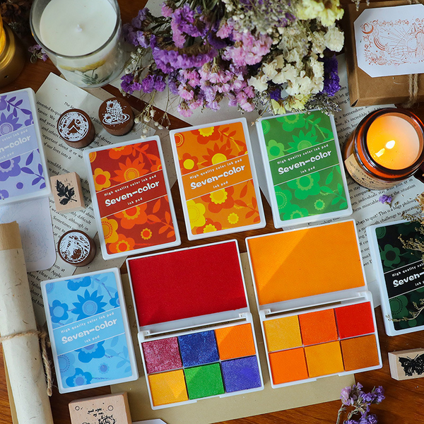 Colorful Series Stamp Ink with Bright Colors