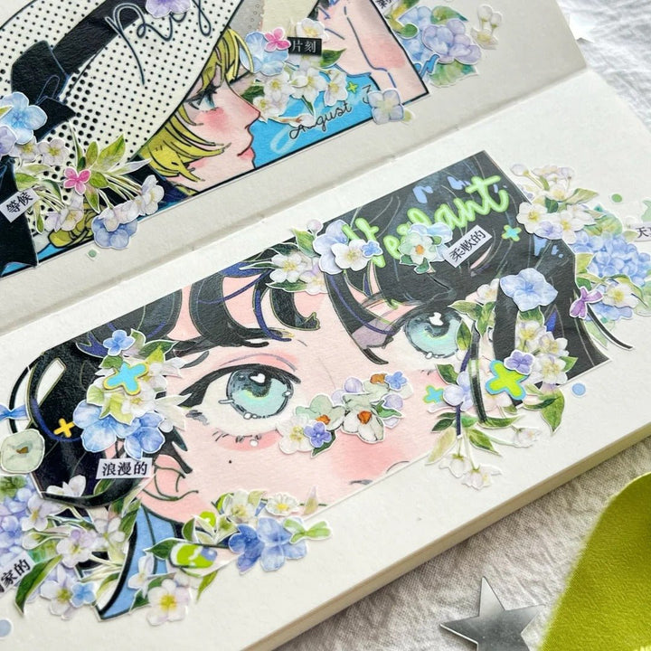 Comic Girl Washi Tape Xing Sha Japanese Comic Theme