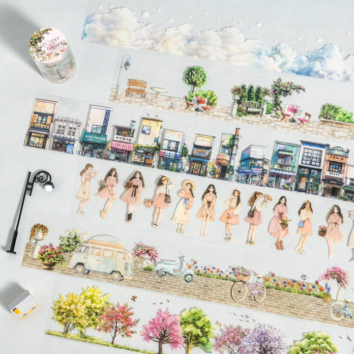 Corner Encounter Pet Tapes Scenery Creation Floral Theme