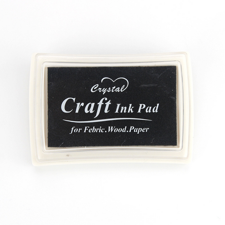 Craft 130 Vibrant Art Ink Pads Black for Detailed Stamping