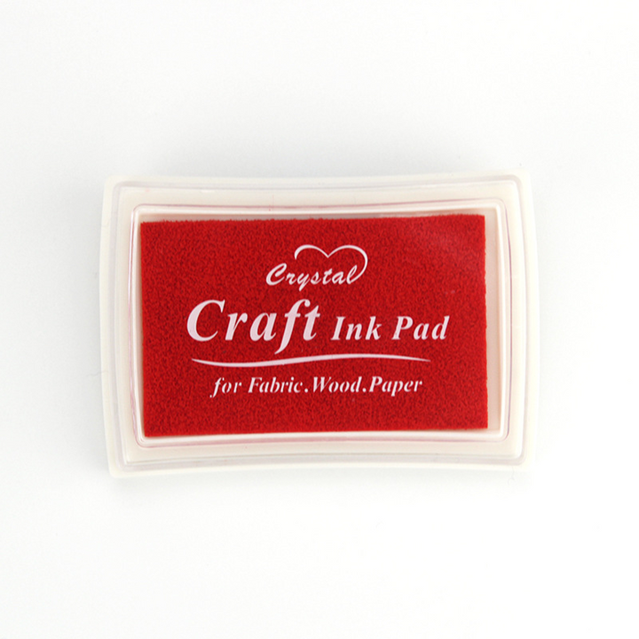 Craft 136 Vibrant Art Ink Pads Red for Rubber Stamp Printing