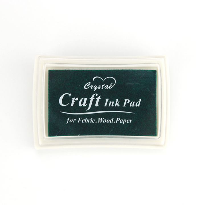 Craft 138 Vibrant Art Ink Pads Dark Green for Stationery Projects