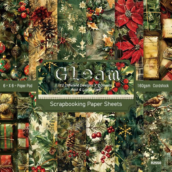 Craft Paper Background Christmas Atmosphere DIY Craft Paper