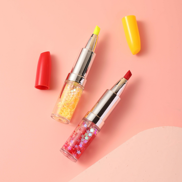 Creative Cartoon Fluorescent Markers Quick Dry Bright Ink