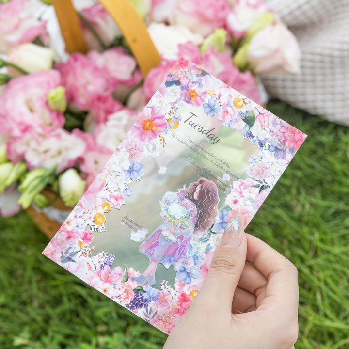 Crossing the Flower Sea Floral Tape Nature Floral Art