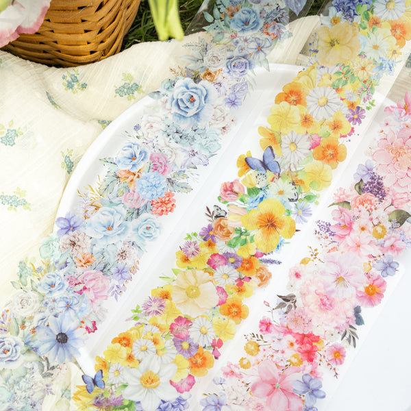 Crossing the Flower Sea Floral Tape Spring Garden Design