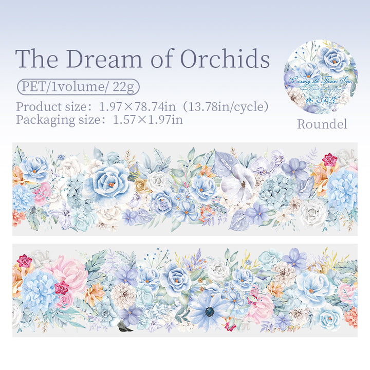 Crossing the Flower Sea The Dream of Orchids Floral Tape