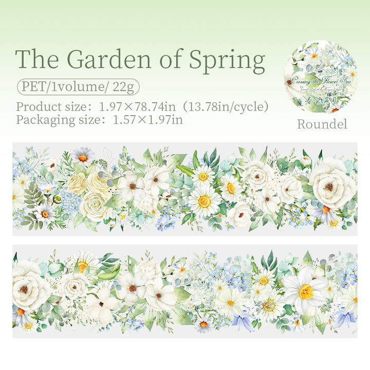 Crossing the Flower Sea The Garden of Spring Floral Tape
