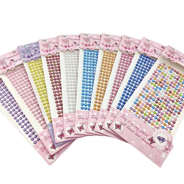 Crystal Stickers Pearls Series Journal Ideas