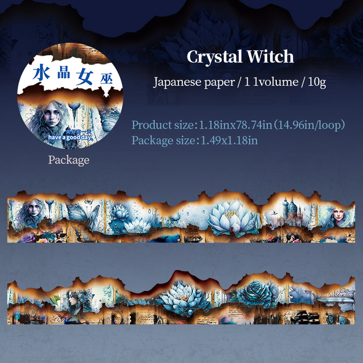 Crystal Witch Gothic Magic Ruins Washi Stickers