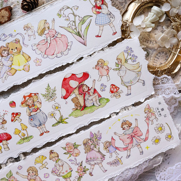 Cute Fairy Tale Journey PET Tape Decorative Elements