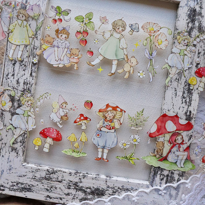 Cute Fairy Tale Journey PET Tape Journal Inspiration