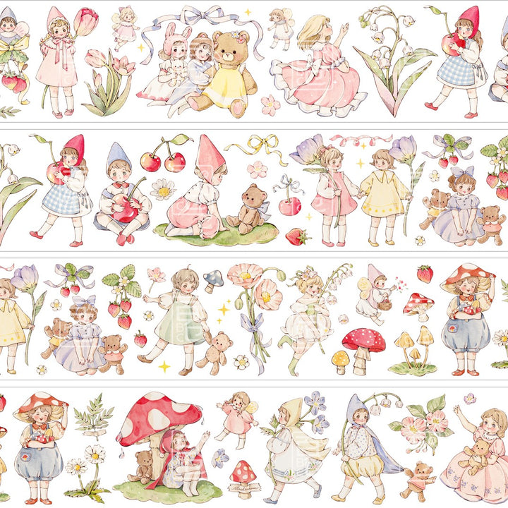 Cute Fairy Tale Journey PET Tape Scrapbook Style
