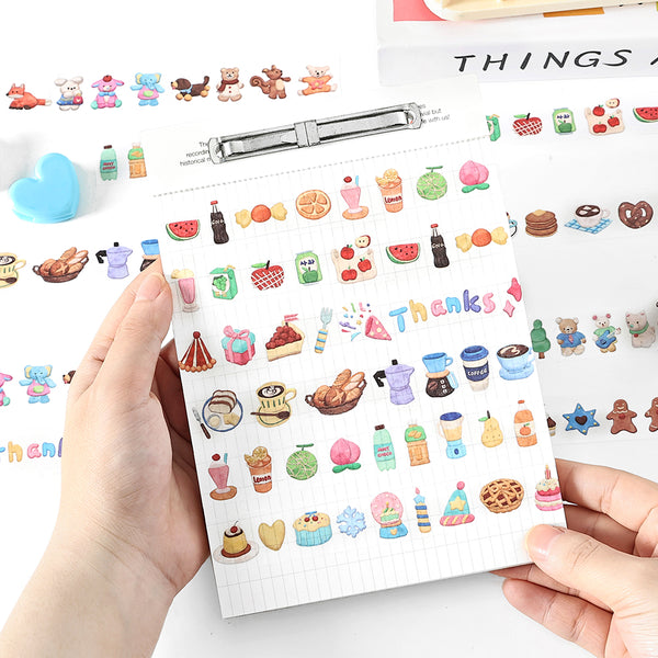 Cute Foods Dessert Planner Washi Tape