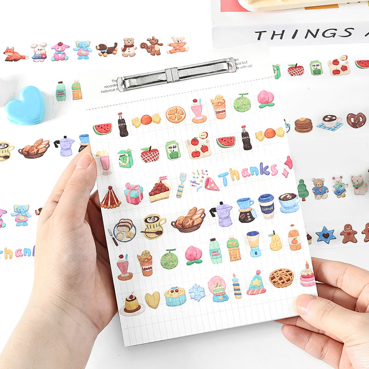 Cute Foods Dessert Planner Washi Tape