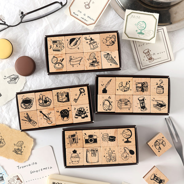 Cute Little Seal Cute Stamps Coffee and Food DIY