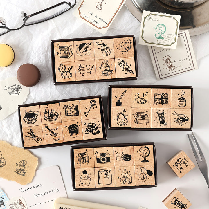 Cute Little Seal Cute Stamps Coffee and Food DIY