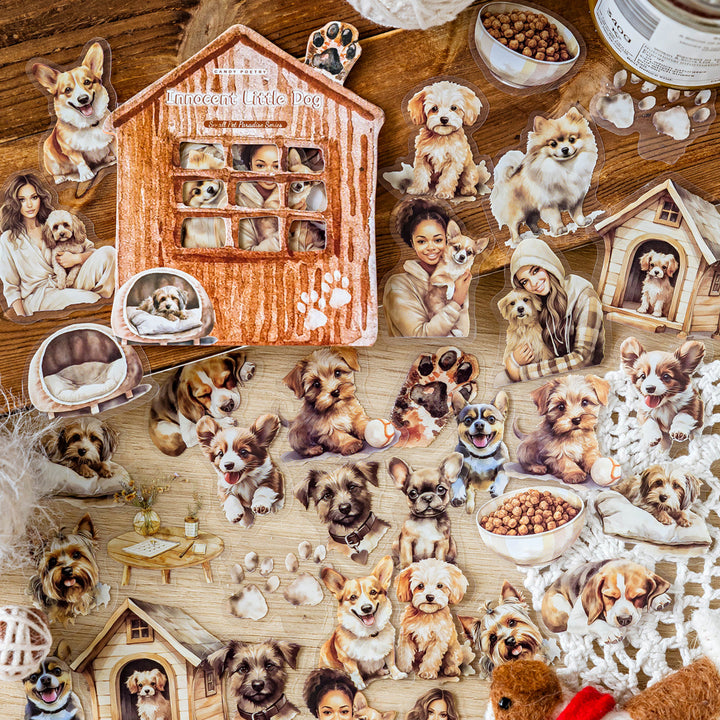 Cute PET Stickers LittlePet Paradise DIY Journal Supplies