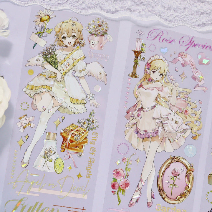 Cute Japanese Girl Character PET Tape - Desk Cosmos