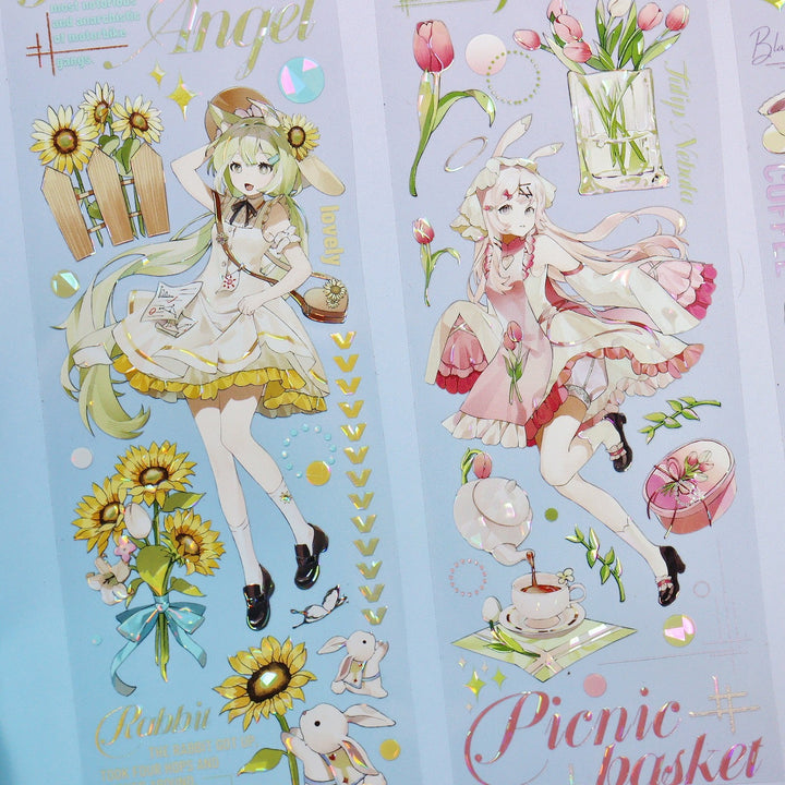 Cute Japanese Girl Character PET Tape - Desk Cosmos