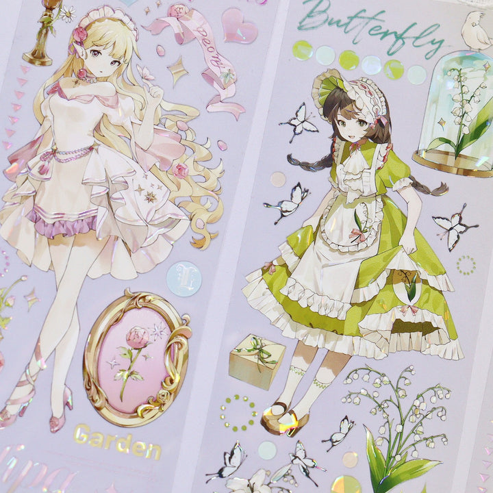 Cute Japanese Girl Character PET Tape - Desk Cosmos