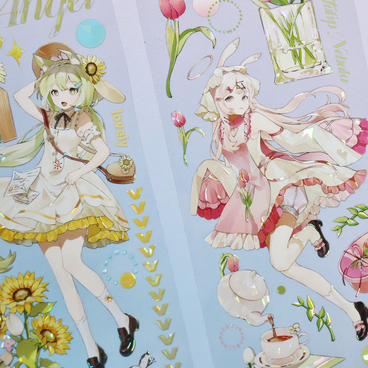 Cute Japanese Girl Character PET Tape - Desk Cosmos